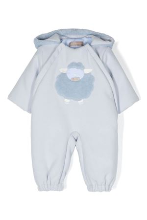 Light blue padded romper LA STUPENDERIA KIDS | TBTM00H07.